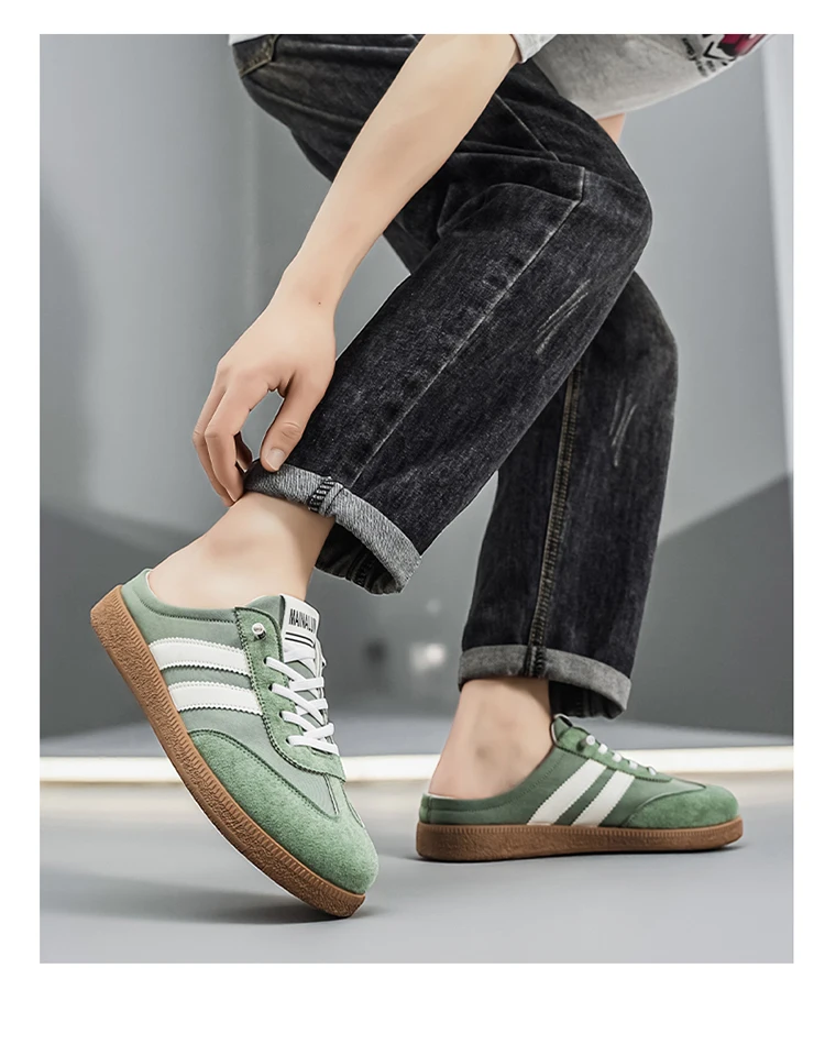 Modische Halbschuhe für Herren, Sommer-Slipper, große Größe 48, Herren-Freizeitschuhe, bequeme Slip-on-Sneaker für den Außenbereich, Herren-Mules – Detail 18