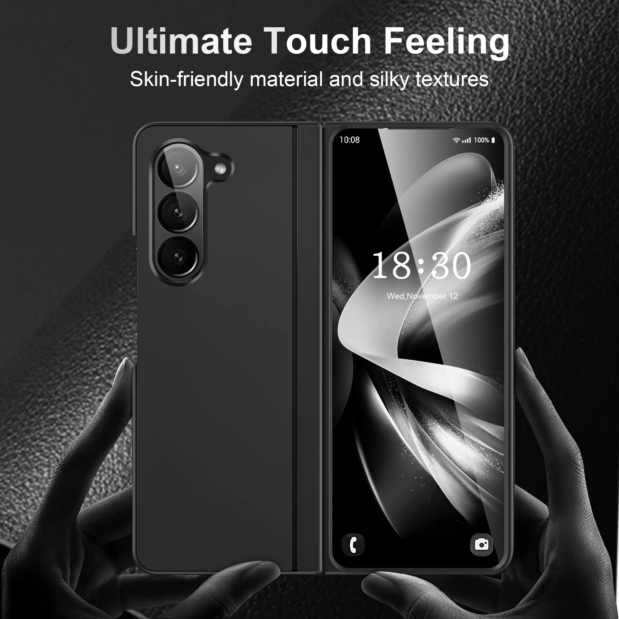 Składane twarde etui na telefon Samsung Galaxy Z Fold 8 ultra 7 6 5 5G fold8 fold7 fold6 Fold5 Fold4 Fold3 Fold 4 3 Akcesoria do telefonów — zdjęcie produktu 2