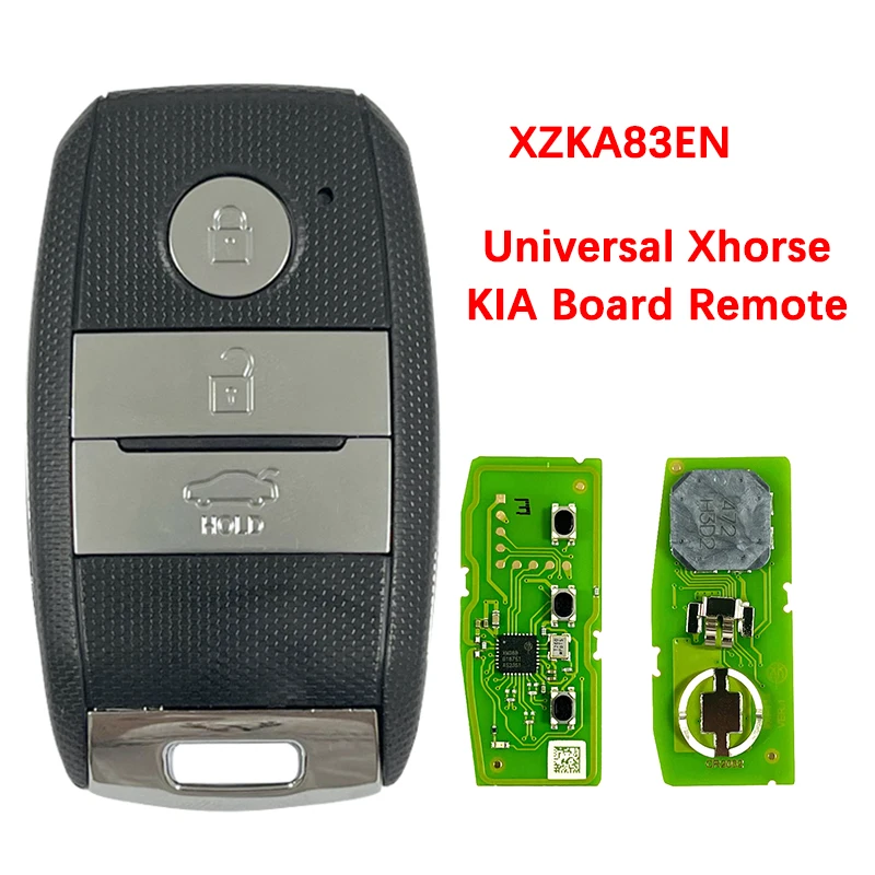 Xhorse 3 Buttons XZKA83EN Smart Car Key PCB Board With Shell Emergency Blade Fit VVDI Key Tool For Kia Sportage Sorento Niro