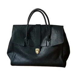 Luxury Designer Tote Bag High Quality Genuine Leather Lock Handbags New In Large Capacity Briefcase Vintage Casual Shoulder Bag