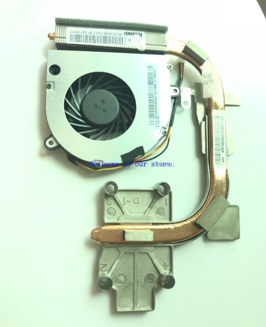 

Для Lenovo Y460 G460 Z360 G360 Y470 G480 радиатор процессора вентилятор медная трубка