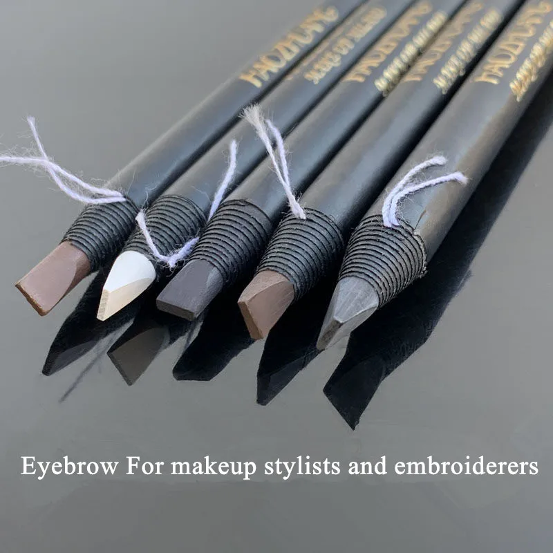 Hard Microblading Eyebrow Pen Natural Wild Brows Eye Brow Definer Enhancers Pencil Waterproof Long Lasting