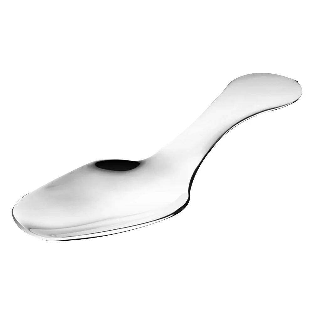 

Stainless Steel Dessert Spoon Teaspoon Scoop Compact Short Handle Tea Camping Home Kitchen Use