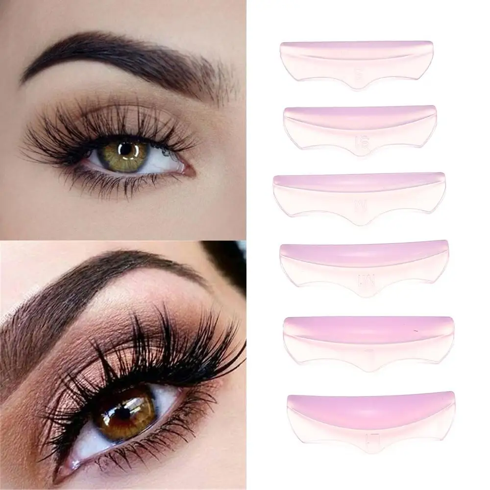 6Pairs Silicone Eyelash Perm Pad Reusable Lashes Rods 3D Eyelashes Extension Accessories Makeup Beauty Tools