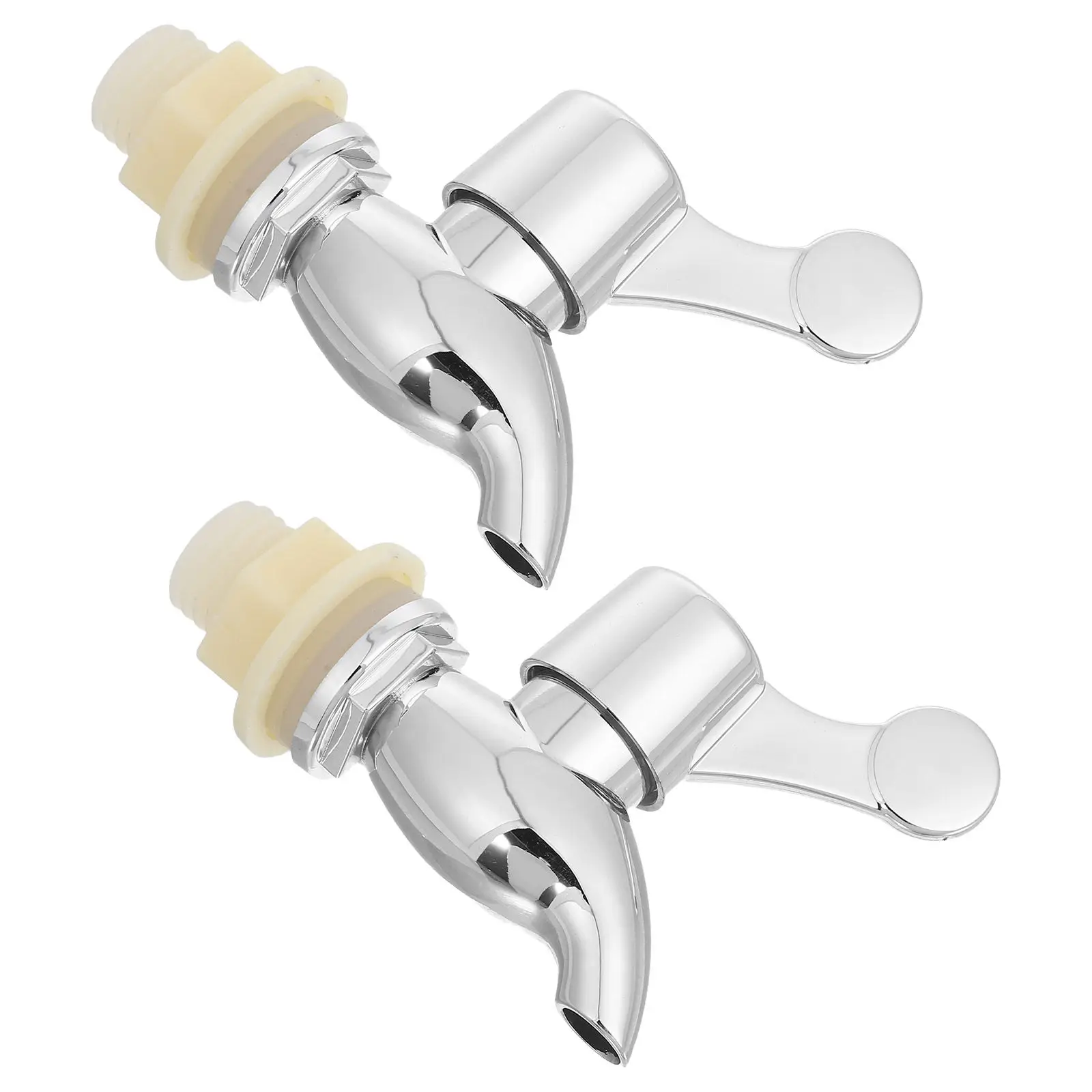 

2pcs Drink Dispenser Spigot Replacement Plastic Faucet Beverage Dispenser For Soda Juice Beer Wine Cold Drink Milk Tea Bucket
