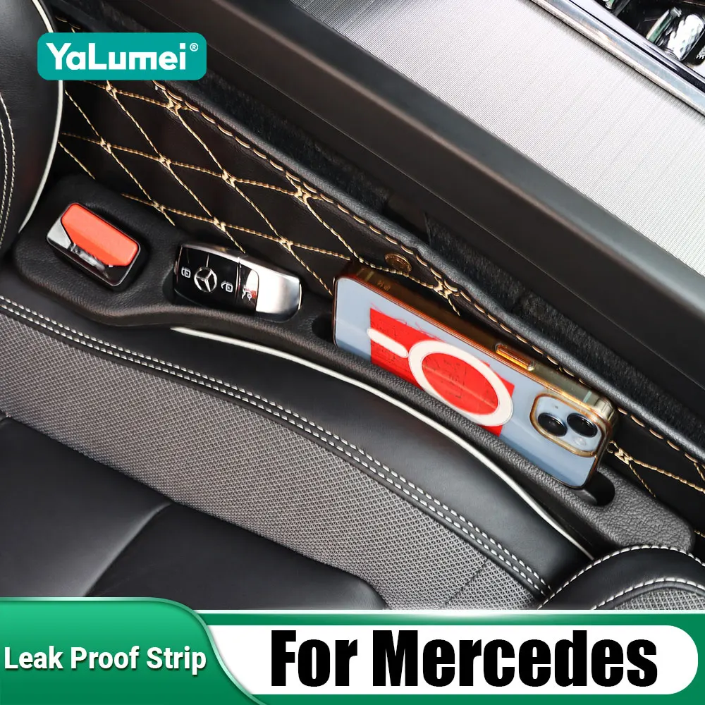 Car Seat Gap Leak Proof Strip 2Pcs For Mercedes W203 W204 W166 W169 W245 W246 W218 W211 W212 W209 C209 C204 C207 Viano Vito W639