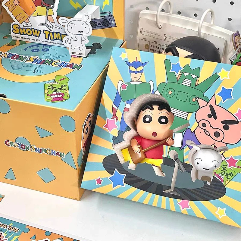 Crayon Shin-chan Wireless Bluetooth speaker Speaker Mini Record Player Cute Desktop Bluetooth Mobile Portable Audio Toys Gifts