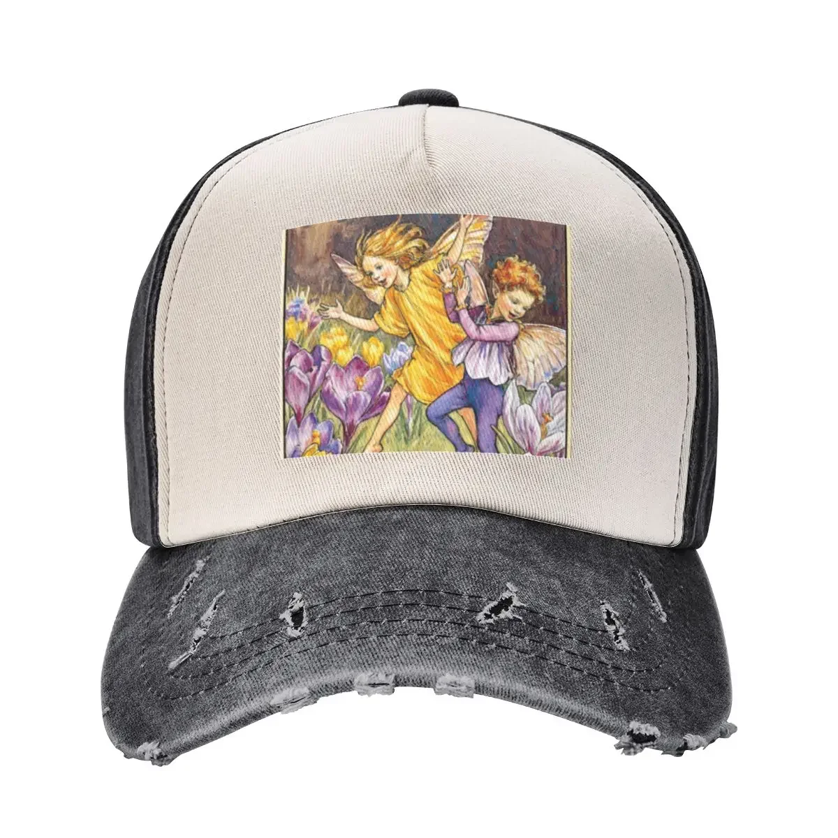 Cicely Mary Barker The Crocus Fairies Baseball Cap Luxury Cap derby hat Mens Women's