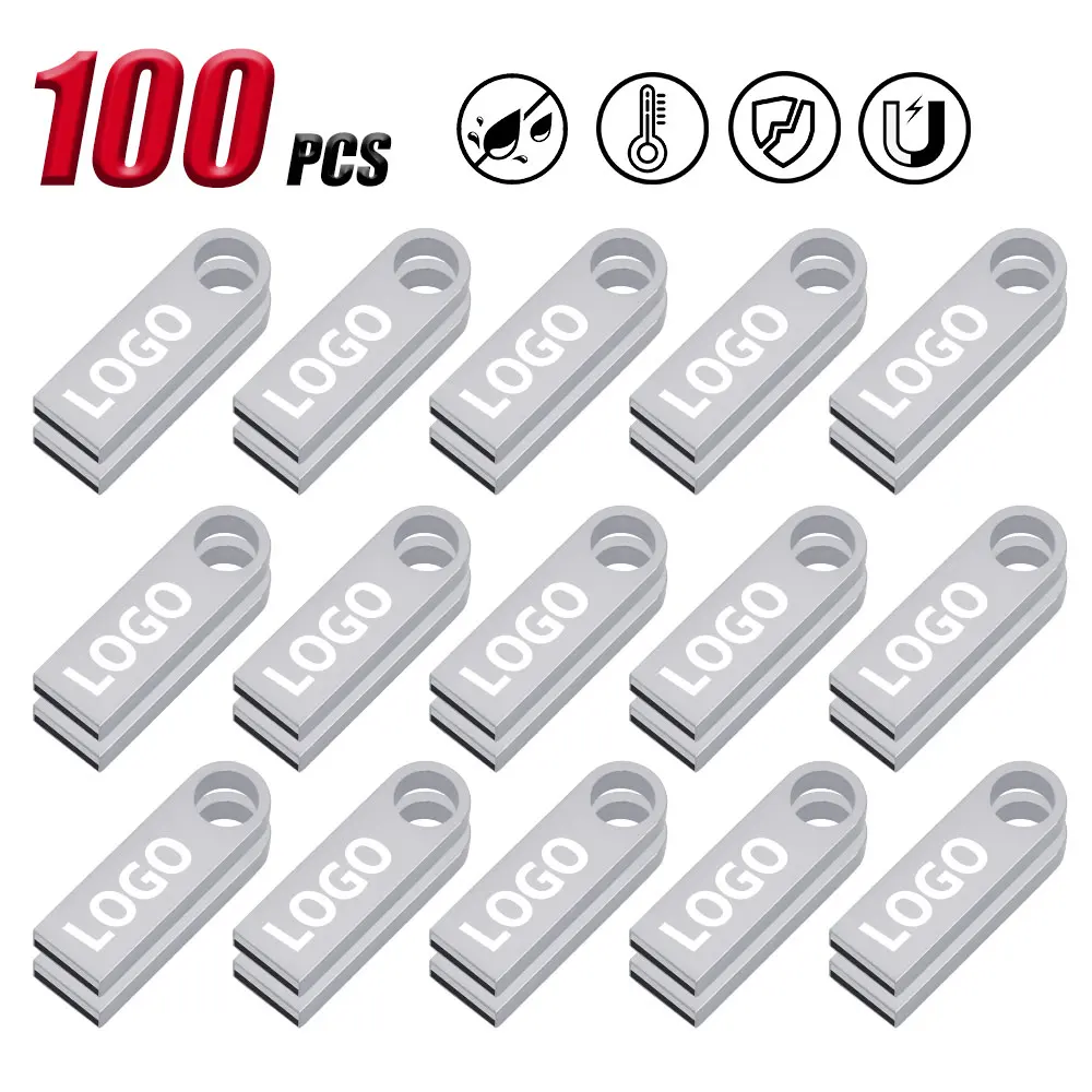 

100 шт., бесплатные пользовательские флэш-накопители с логотипом, металлические 64 ГБ, бесплатный логотип, черный, 32 ГБ, флэш-накопитель, 16 ГБ, многофункциональный U-диск, 8 ГБ, 4 ГБ