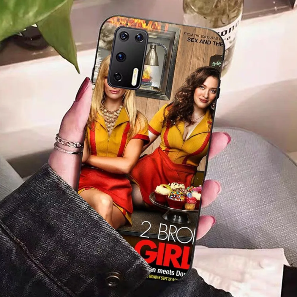 TV show 2 Broke Girls Phone Case For Huawei P 8 9 10 20 30 40 50 Pro Lite Psmart Honor 10 lite 70 Mate 20lite