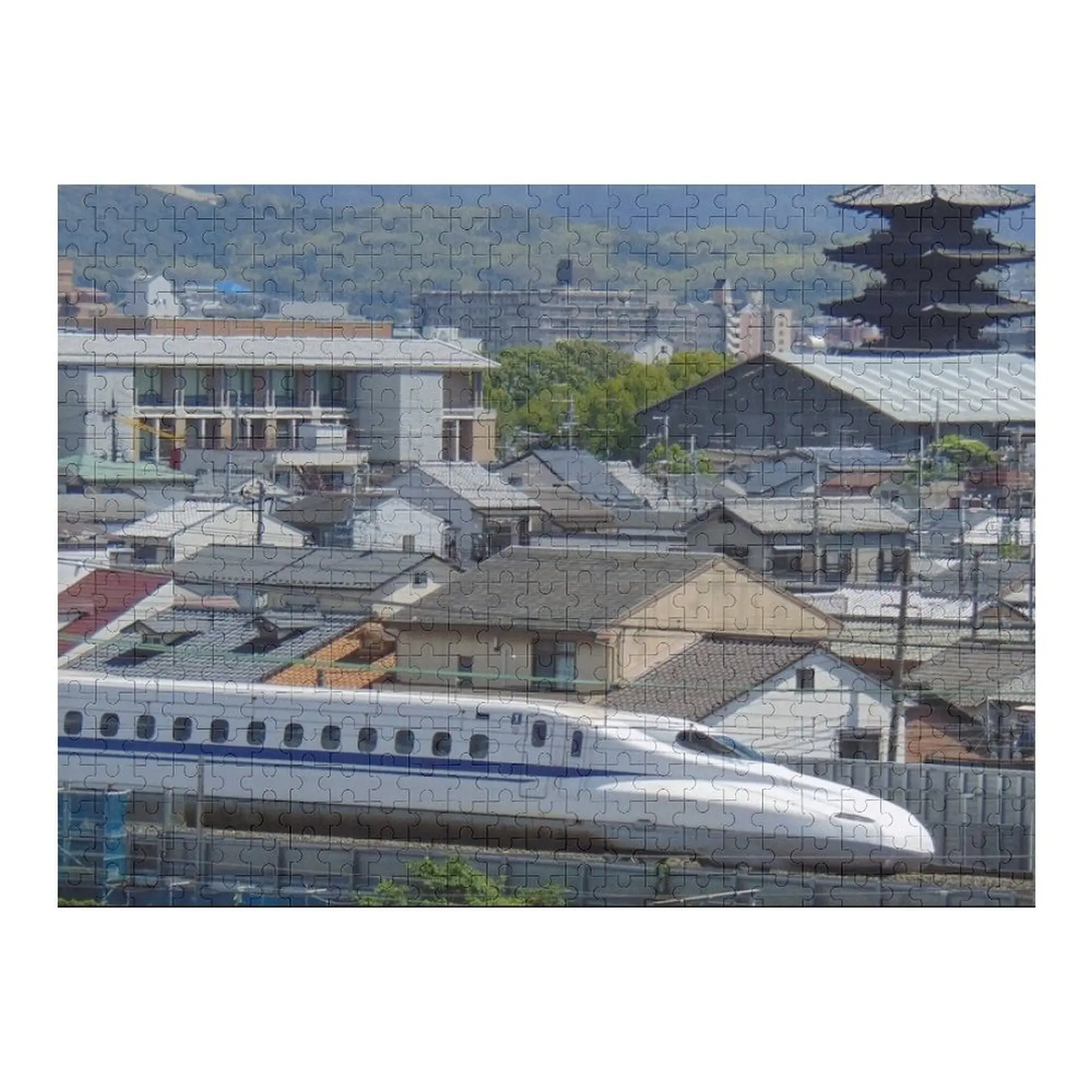 

Bullet Train / Shinkansen in Kyoto Jigsaw Puzzle Personalised Toys Custom Gifts Personalised Personalized Baby Toy Puzzle