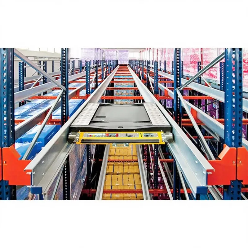 

Интеллектуальная паллетная стеллажная система Four Way Radio Shuttle Rack для склада, система шаттловых паллетных стеллажей ASRS