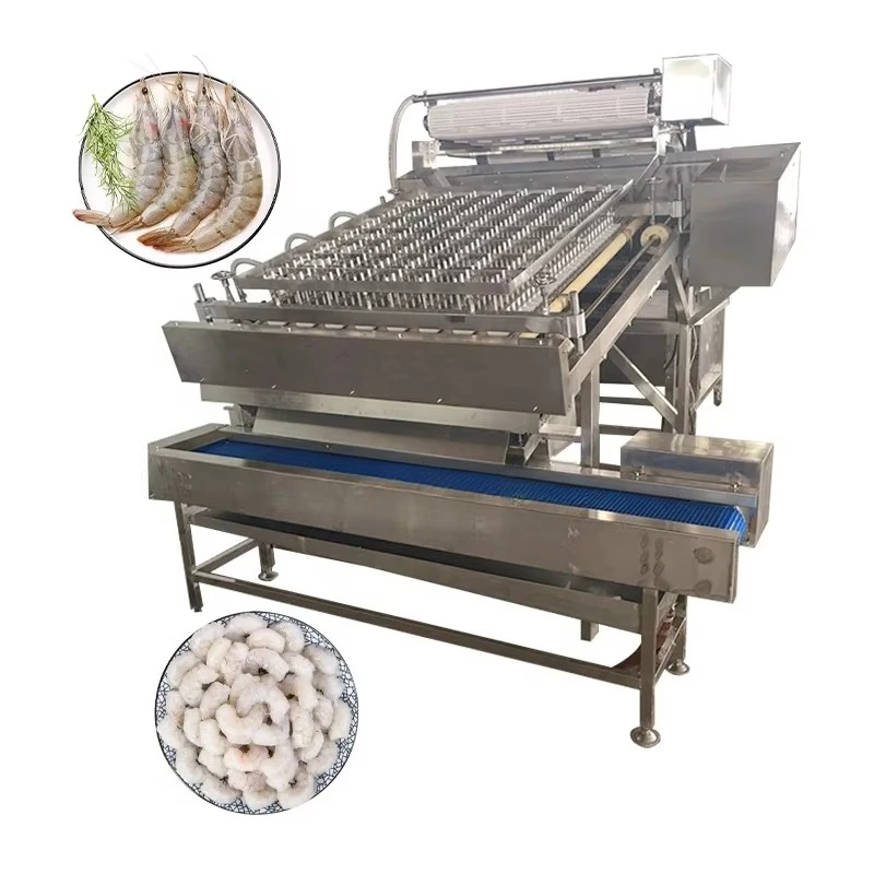 Electric Shrimp Peeler Machine / Shrimp Deheading Machine / Machine Peeling Shrimp