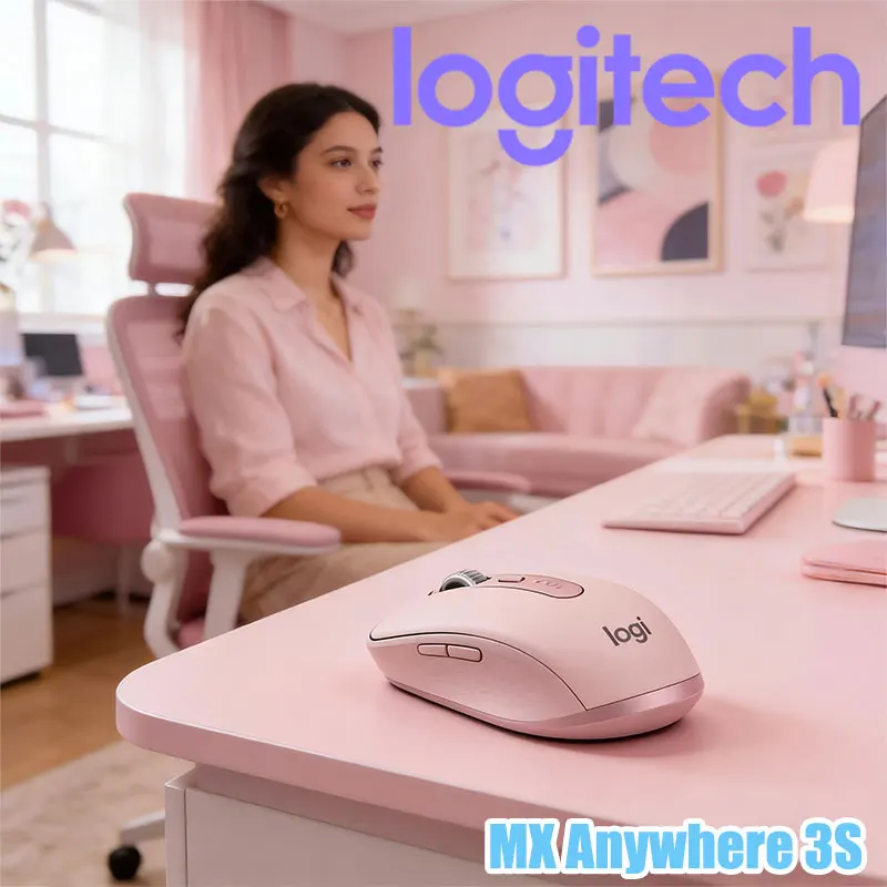 

Бесшумная мышь Logitech MX3S с 90% шумоподавлением и 70-дневным сроком службы батареи, подходит для дома/офиса, без помех, хит продаж