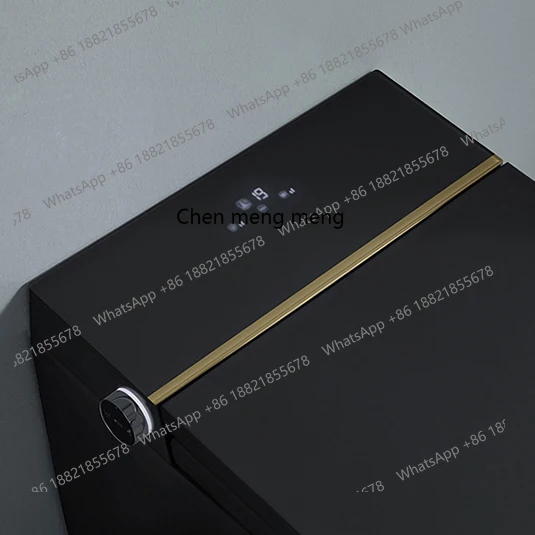 High-End-Farbe Smart Wc Quadratische Form Keramik Intelligente Bidet Wand Montiert Automatische Toilette Schwarz Smart Toilette F185