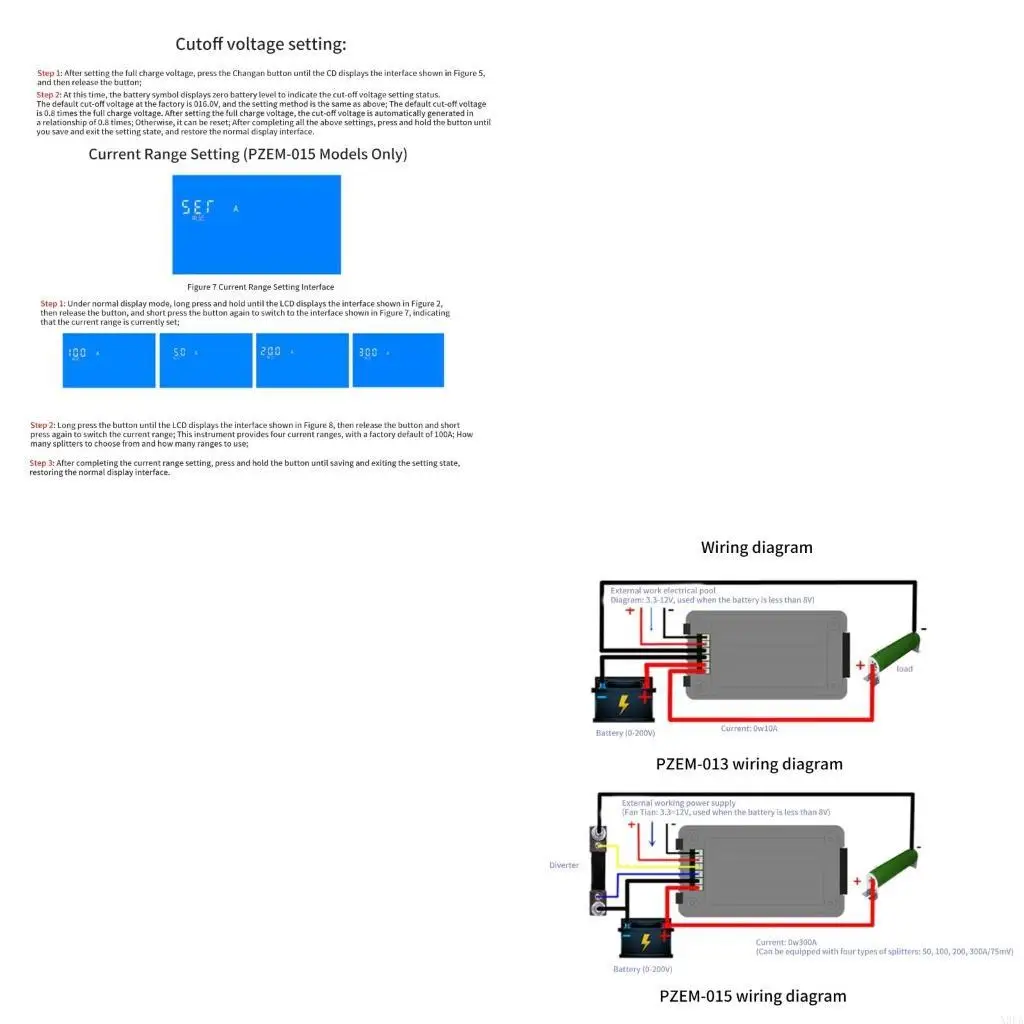 X9FA Nguồn điện Màn hình LCD Điện áp Đồng hồ đo số lượng điện Vôn kế hiển thị
