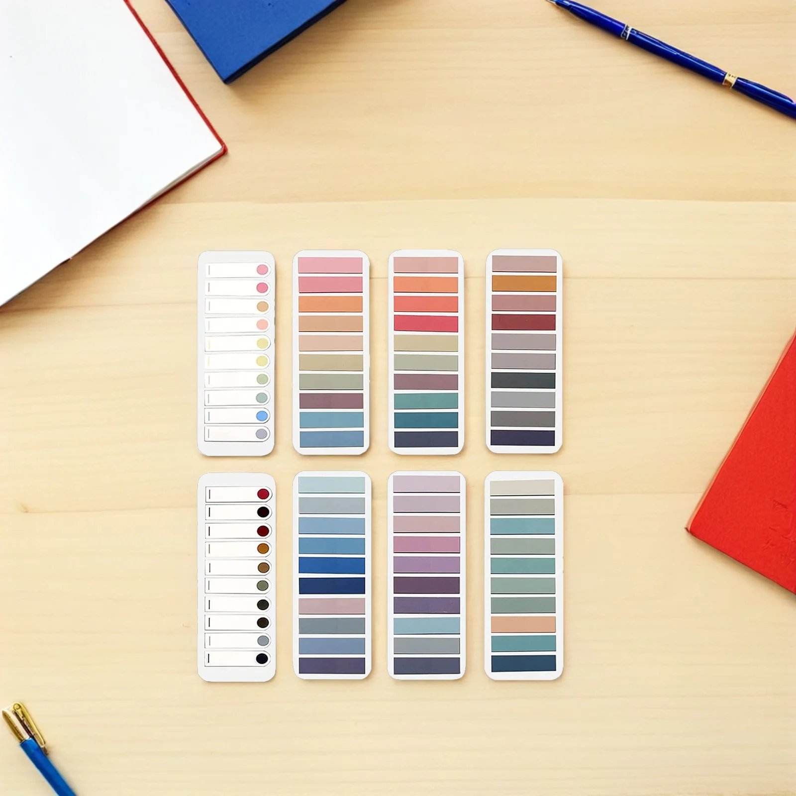 

Self-Adhesive Colored Reading Strips Transparent Page Markers For Books Highlight Stickers Learning