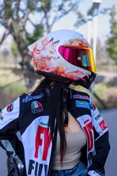 MKAN Full Face Motorcycle helmet Gumiho Fox Riding Motocross Racing Motobike Helmet Casco De Motocicleta