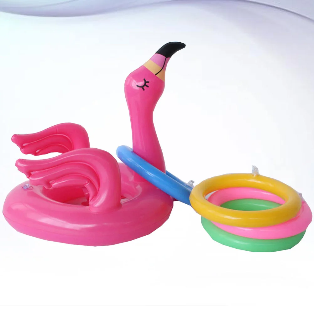 

5 Pcs Kids Toy Children's Toys Water Inflatable Cake Throwing Ring Set for Pool