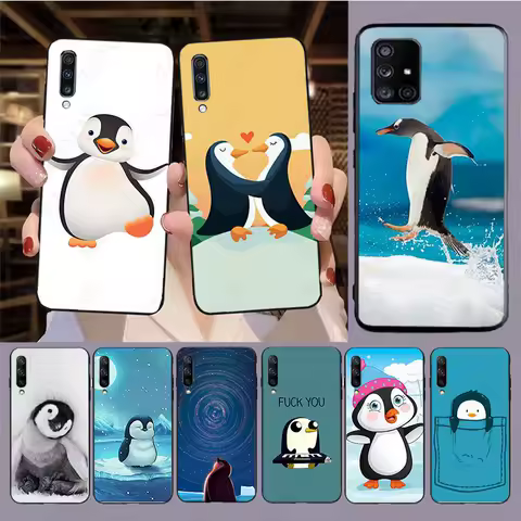 Penguin funda Phone Cover For samsung Galaxy A53 A52S A11 A14 A13 A21S A22 A23 A24 A32 A33 A34 A40 A41 A50 A51 A71 A73 A12 cases