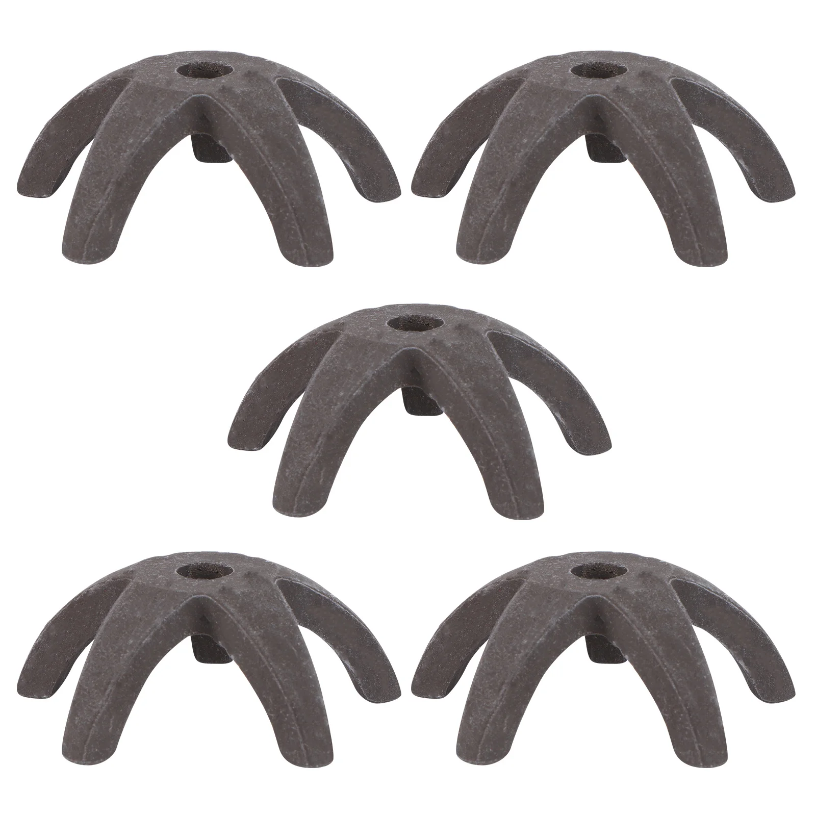 

5pcs Shrimp Hiding House Natural Pottery Fish Tank Spawning Cave No Fading Deformation Resistant Aquarium Decor Hiding Shrimp