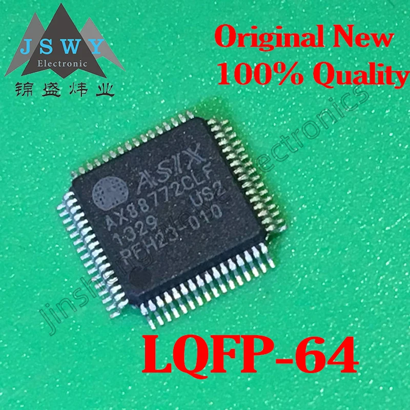 

(5/20 pieces) AX88772CLF AX88772 QFP64 Ethernet control chip New original stock Fast delivery