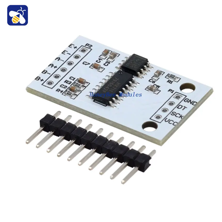 HX711 24-bit ADC module On-board TL431 external reference voltage Dual-channel load cell 24bit