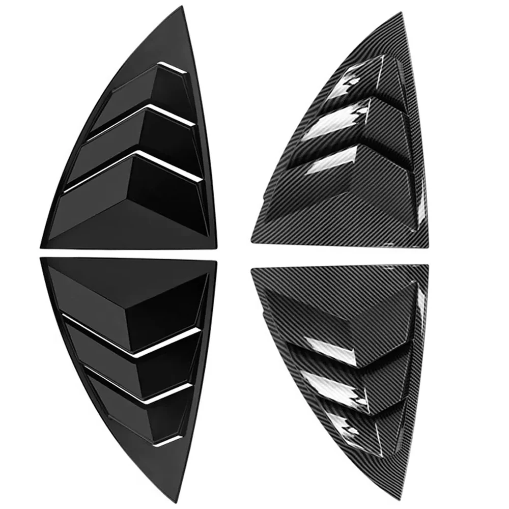 

Car Rear Window Shutter Cover Trim Window Louver Side Vent Trim For Tesla Model Y 2019-2023 Accessories