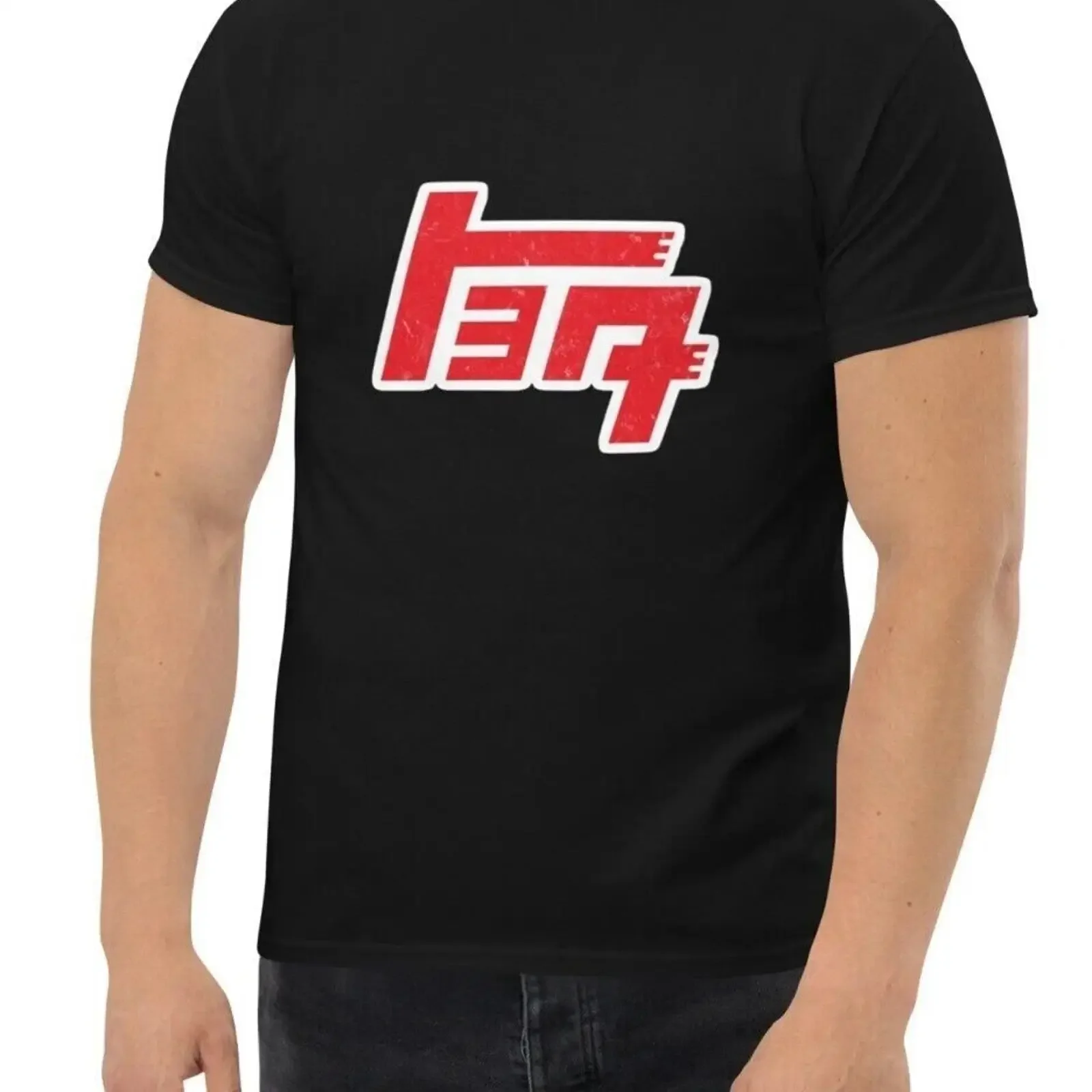 New JDM Retro TEQ Men's T Shirt S 3XL Assorted Colors vintage Washed Slightly streetwear Unisex Versatile Soft homme graphic