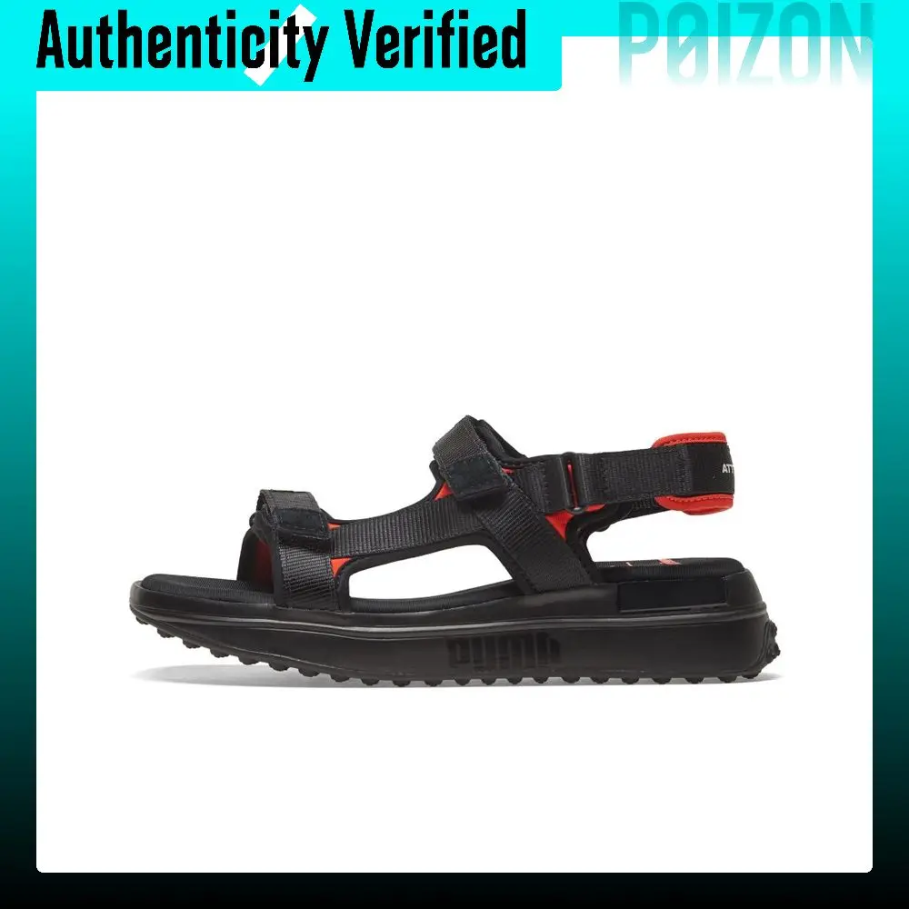 PUMA Future Rider Beach Sandals Unisex Black/Red 373475-01