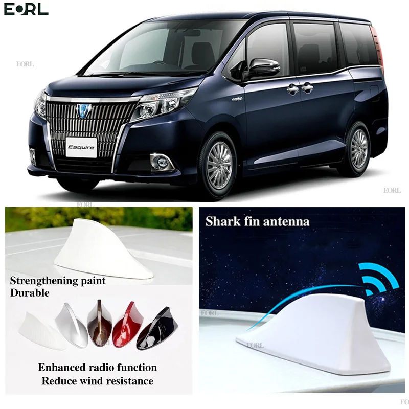 

For Toyota Noah Voxy NAV1 Shark Fin Antenna FM Signal Super Aerials Amplifier Waterproof Signal Amplifier FM/AM Radio Aerials