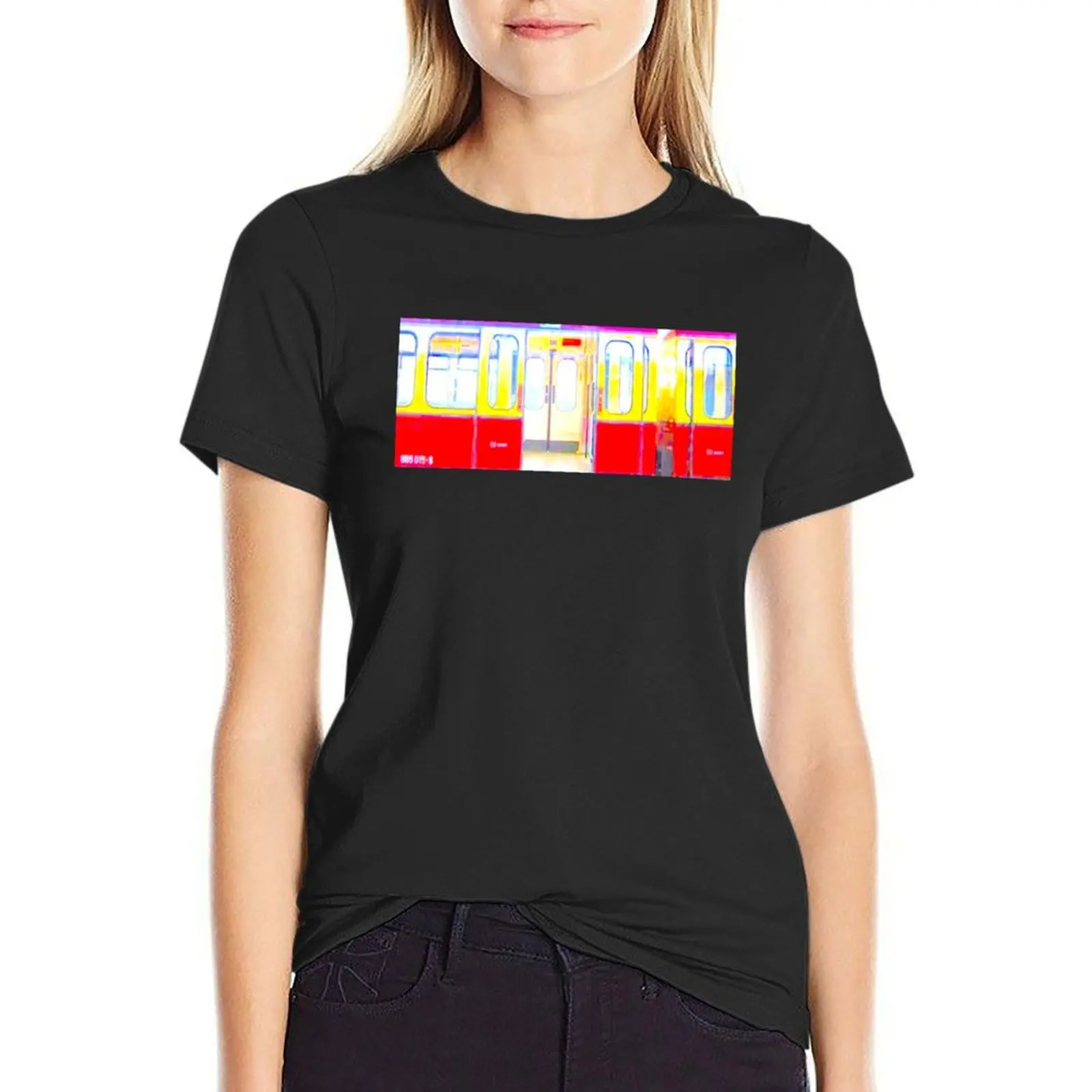 Berlin Train S-Bahn T-Shirt vintage clothes new edition designer clothes Women luxury