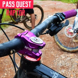 PASS QUEST RAPTOR Bicycle Stem 31.8mm 6061-T6 3D CNC Cutting Purple/Greem/Black/Red/Blue Suitable MTB for AM DH FR Bmx