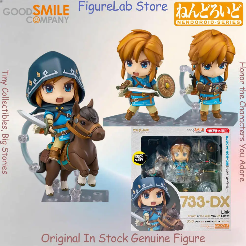Figura Nendoroid Oficial Original en Stock de Good Smile, Link de Anime, The Legend of Zelda: Breath of The Wild, Modelo de Acción en Caja