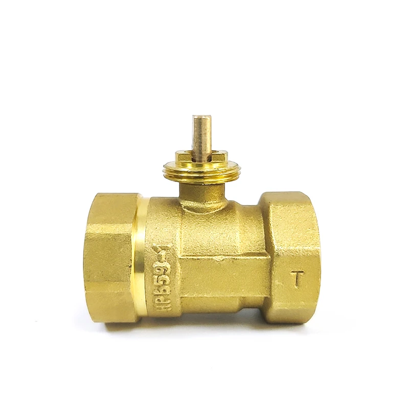 DN32 2 Way BSP Thread Brass Motorized Ball Valve Body