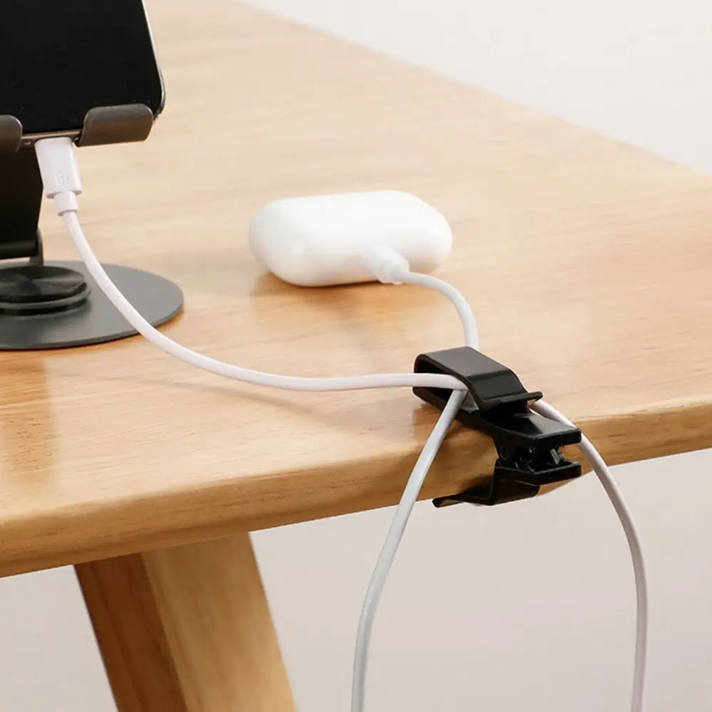 3Pcs Portable Reusable Cable Management Clips Mini Durable Cord Fixed Clips Multi-Purpose Wire Holder Organizer