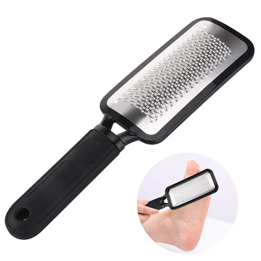 

Foot File Pedicure Tool Replaceable Pads for Men Women Stainless Steel Dead Skin Grinder Nail Care Callus Remover Sandpaper Foot
