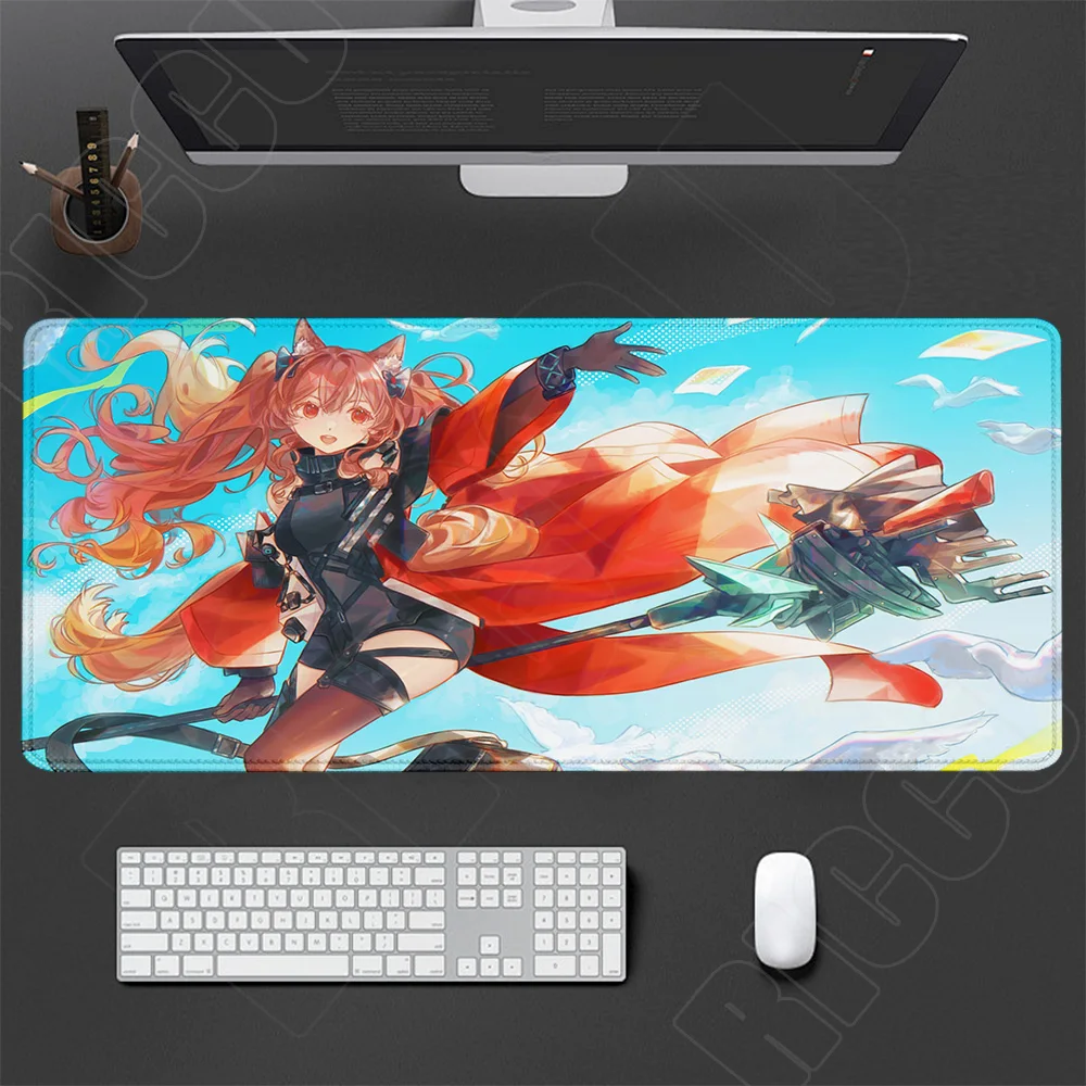 XXL HD-Druck Arknights Endfield Gilberta Game-Mauspad, rutschfeste Gummi-Gamer-Computermatten, Schreibtischunterlage, Laptop, Büro, großer Teppich – Detail 12