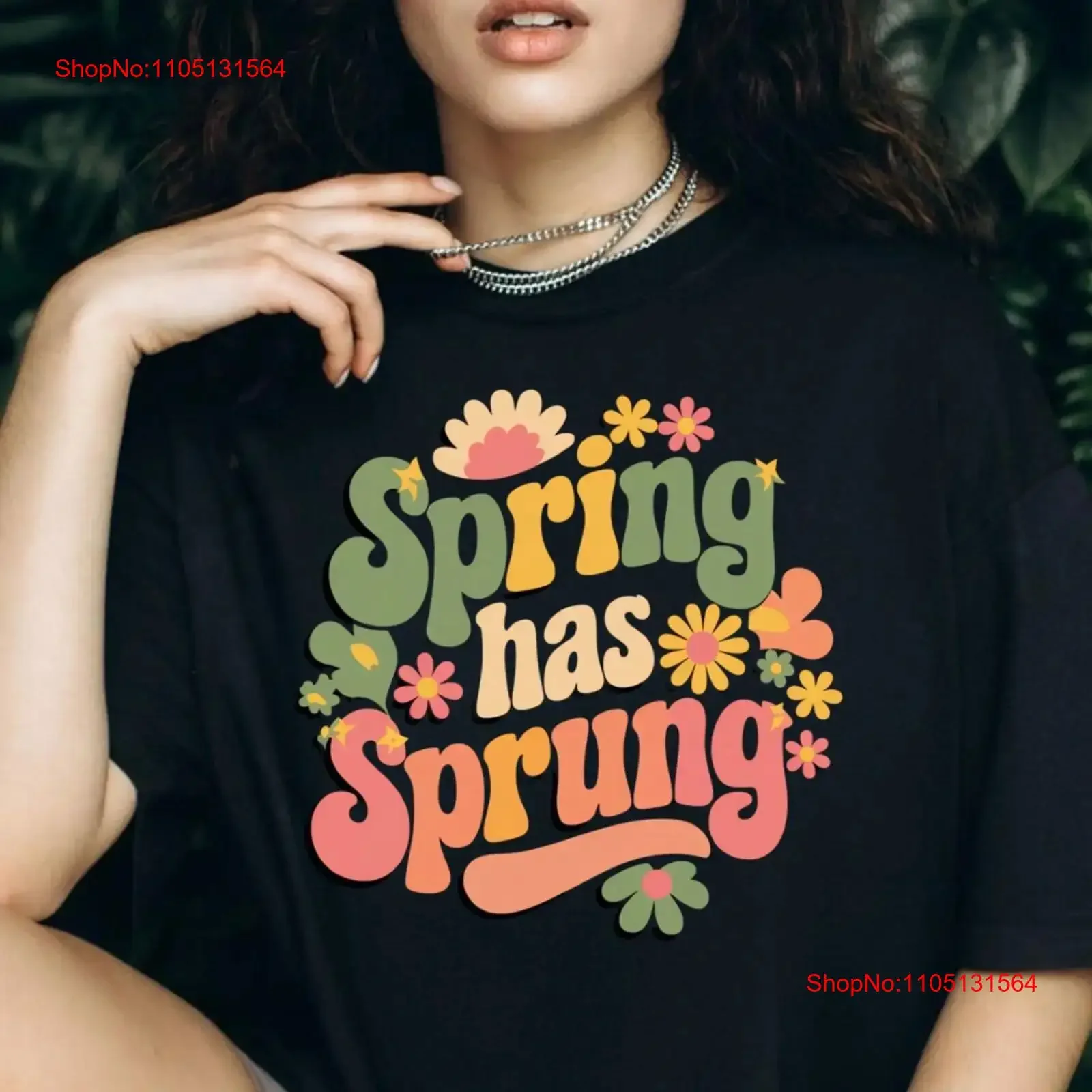 Spring Has Sprung T Shirt Wildflowers Pressed Flowers vintage Washed Comfortable designer clothes Stylish Stretched Casual