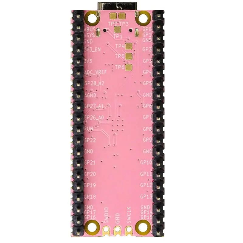 [NEW!CCDD】 For Raspberry Pi Pico Development Board Pre-Soldered With Headers RP2040 Microcontroller ENIG Processed Type C
