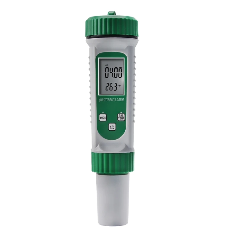 

6 in 1 PH/EC/TDS/Salinity/TEMP/S.G Meter Digital Water Quality Tester for Pool TOP ones