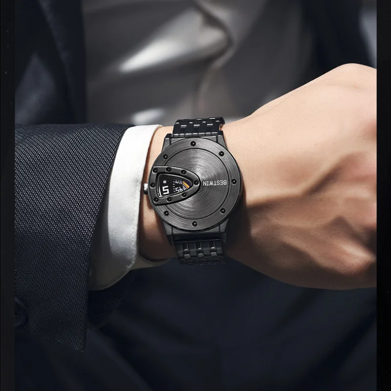 Unique Men's Quartz Watches Luxury Male Business Wristwatch Waterproof Durable Casual Watches For Outdoor Daily Wear Boy Gifts