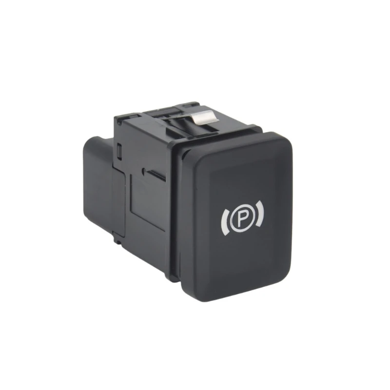 Electronic Parking Brake Button Replacement Part 3C0927225B Black Clip In Dashboard Control Unit with Plastic Housing for D7YA