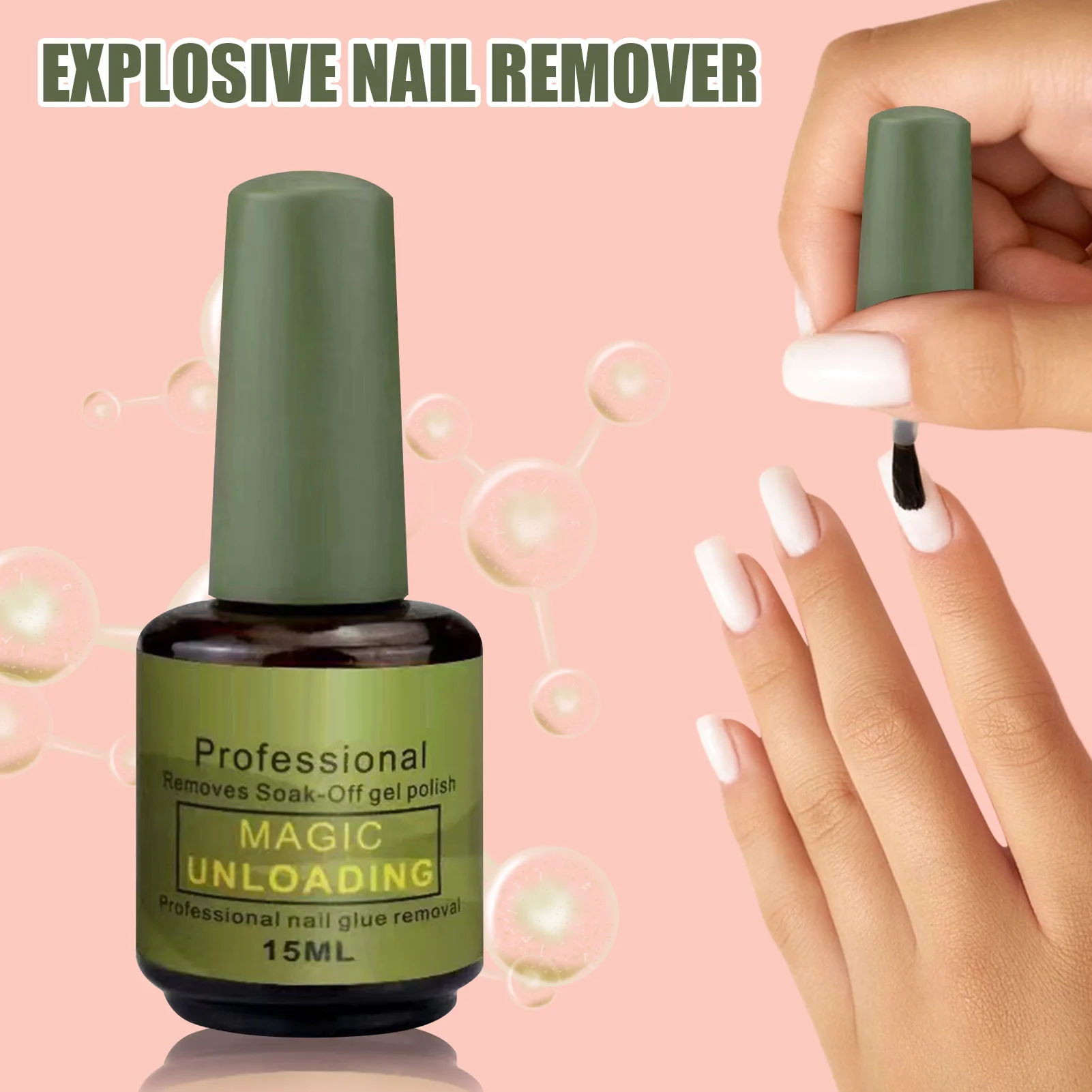 Removedor mágico de Gel para uñas, 1 piezas, 15ml, removedor de esmalte de uñas, Primer acrílico, desengrasante, laca