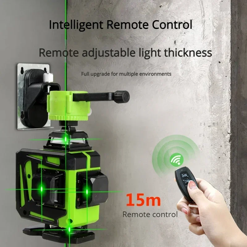 nivel a laser 16 Linee Laser professionale Livello linea verde professionale 16 Linee Livello laser verde 4D