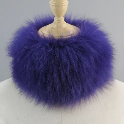 2026 Hot Sale Women Real Fox Fur Scarf Fur Headbands Good Elastic Winter Luxury Neck Warmer Natural Fur Mufflers Ring Scarves - Image 10