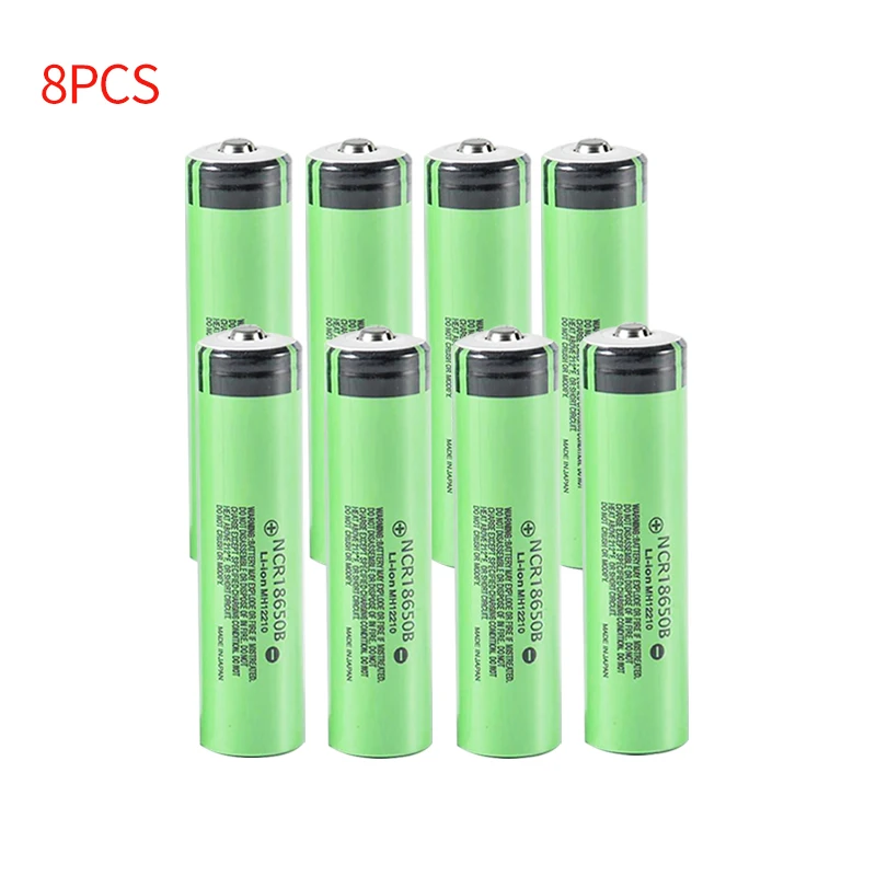 100% Nieuwe Originele NCR18650B 3.7V 3400mAh 18650 batterij Puntige Kop Oplaadbare Batterij voor Zaklamp Draagbare Fan Scheermes