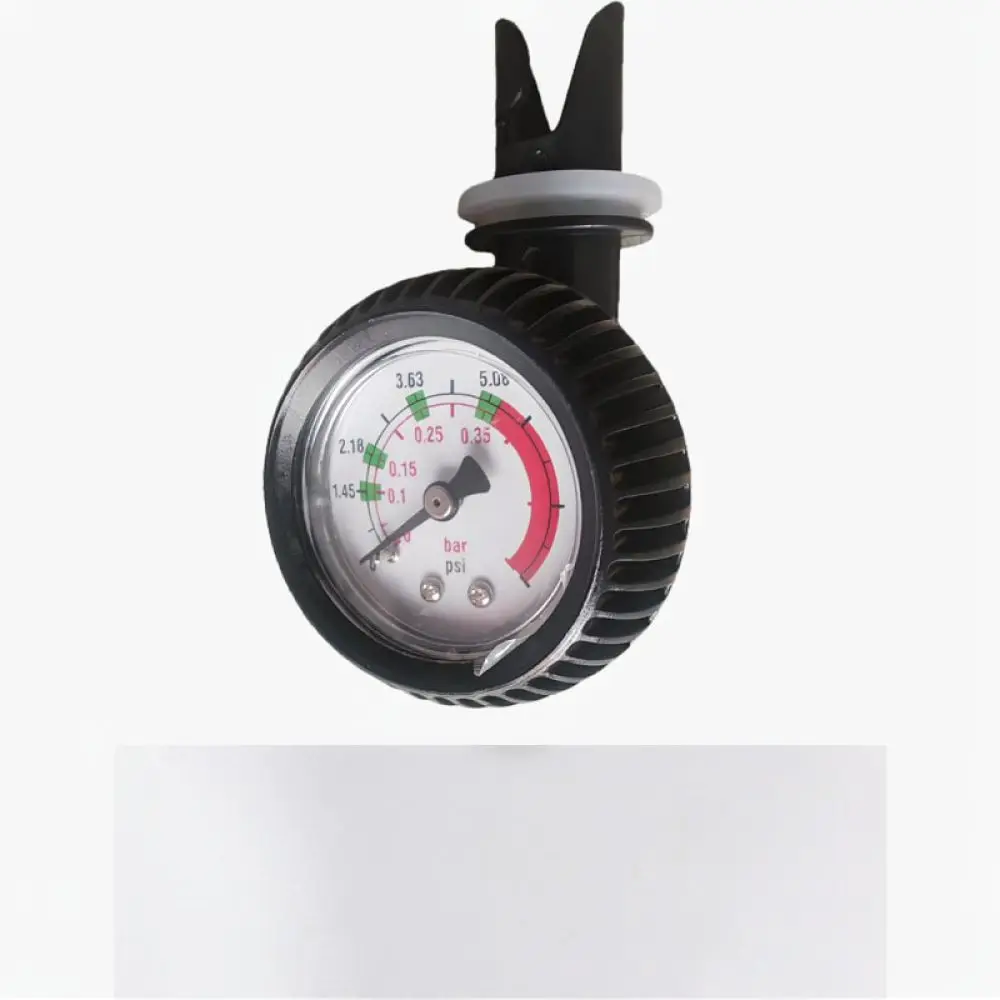 5PSI Air Valve Pressure Gauge For PVC Inflatable Boat Kayak Raft Canoe Watercraft Monitoring Measuring Tool Kit