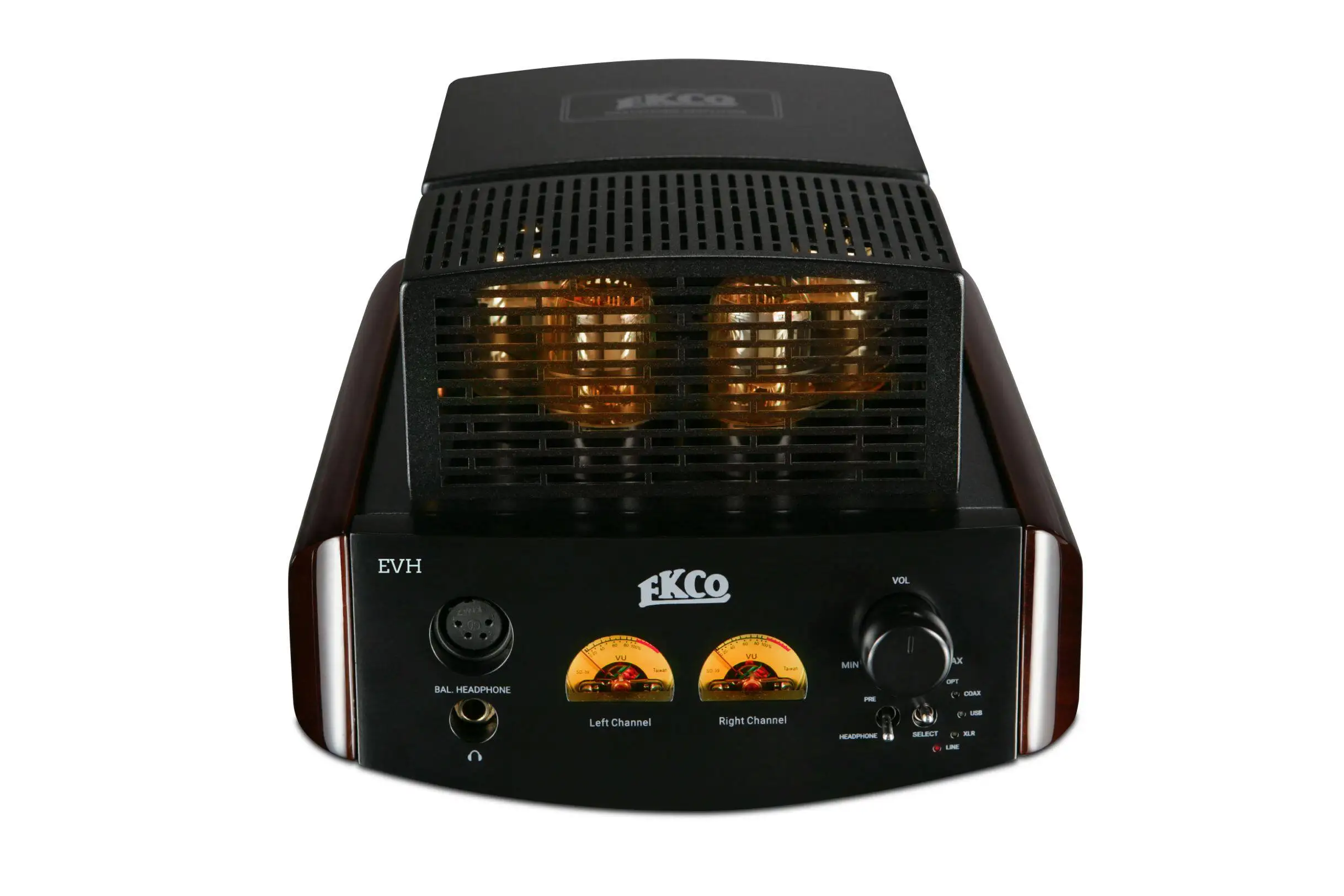 UK EKCO EVH Fiber Coaxial USB Balanced Decoding Ball Pre-stage Headphone Power Amplifier Headphone Amplifier