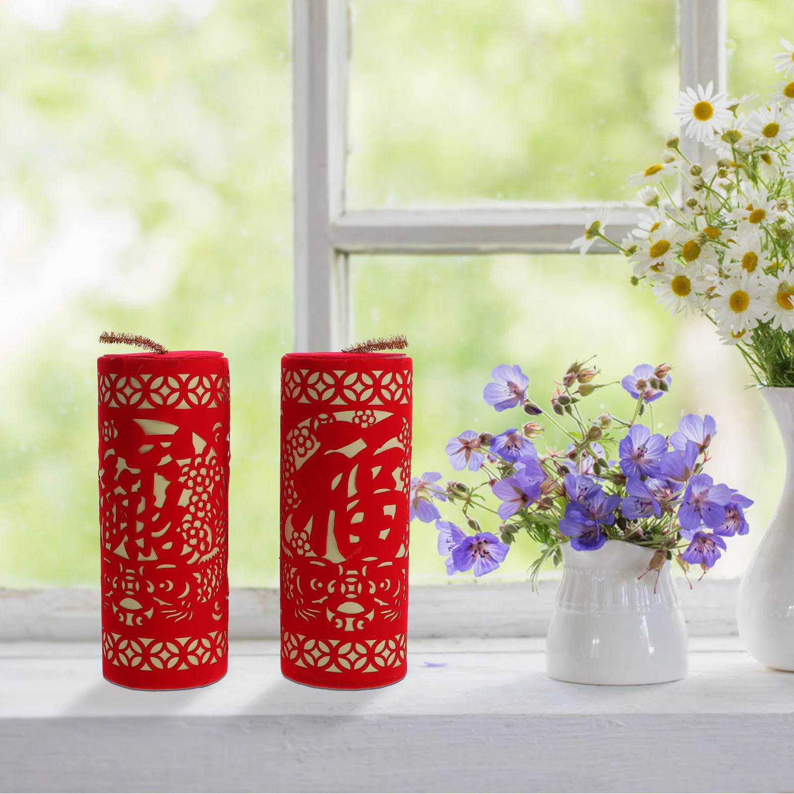 

Simulation Ornament Chinese Style New Year Decor Papercutting Design For Spring Festival Indoor Scene Layout